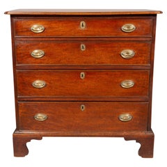 Antique American Federal Mahogany Chest Of Drawers