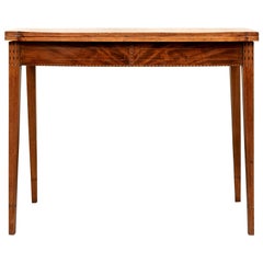 American Federal Mahogany Games Console Table