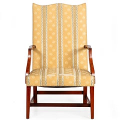 American Federal Mahogany “Martha Washington” Lolling Armchair ca. 1800