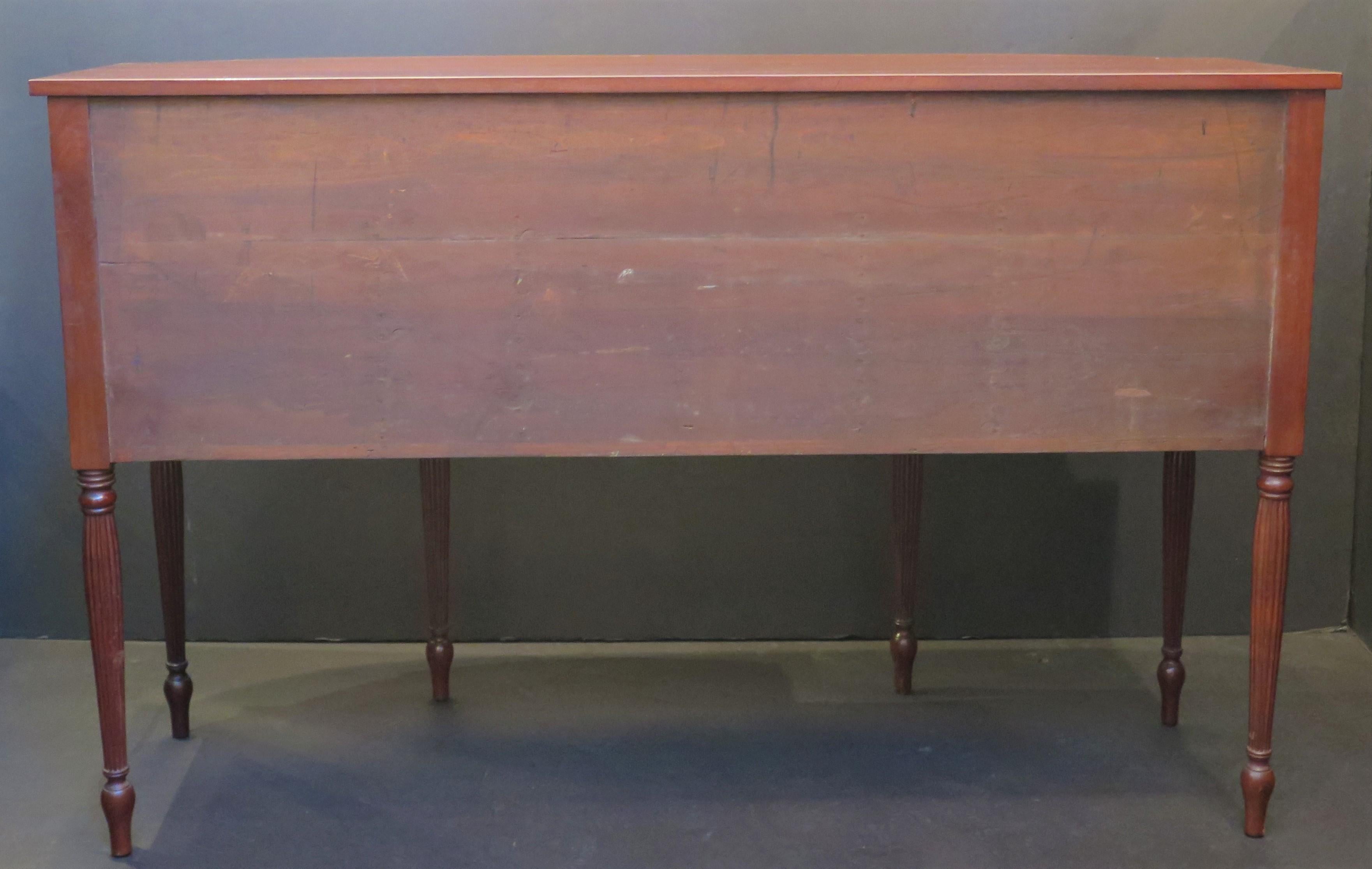19th Century American Federal Mahogany Sideboard  For Sale