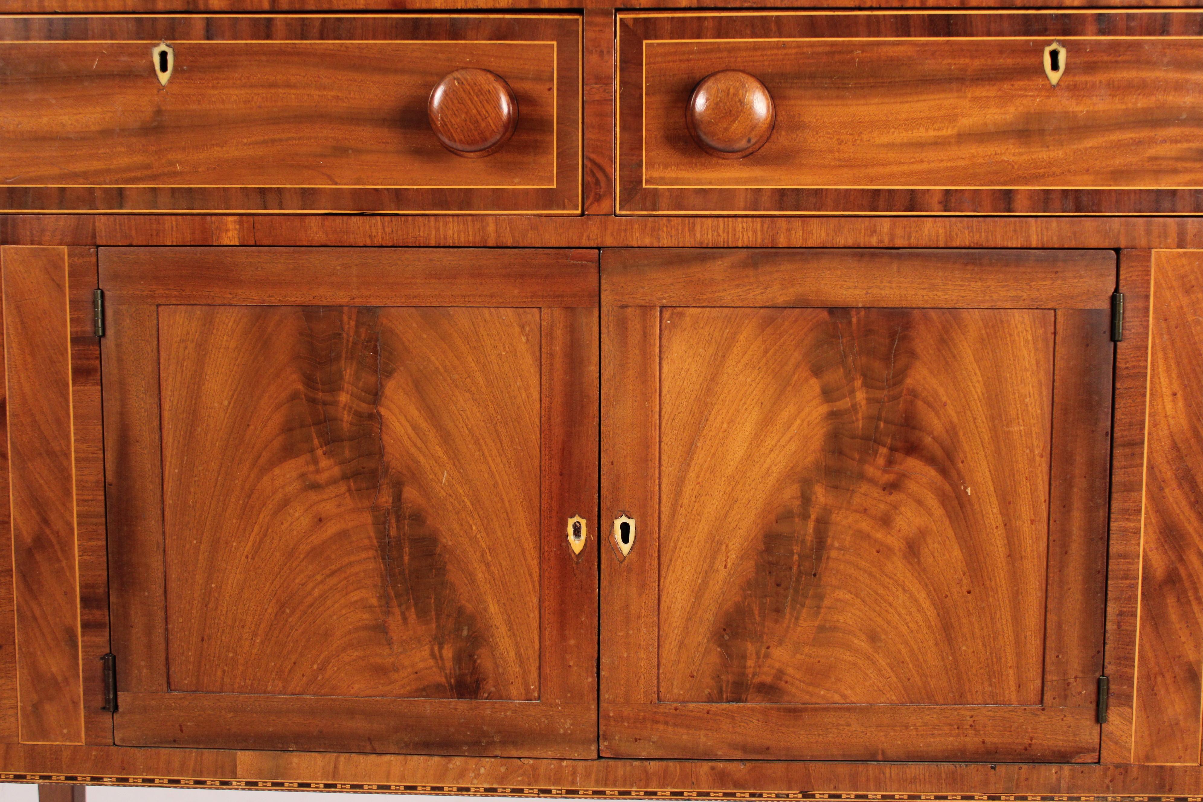 American Federal Mahogany Sideboard For Sale 2