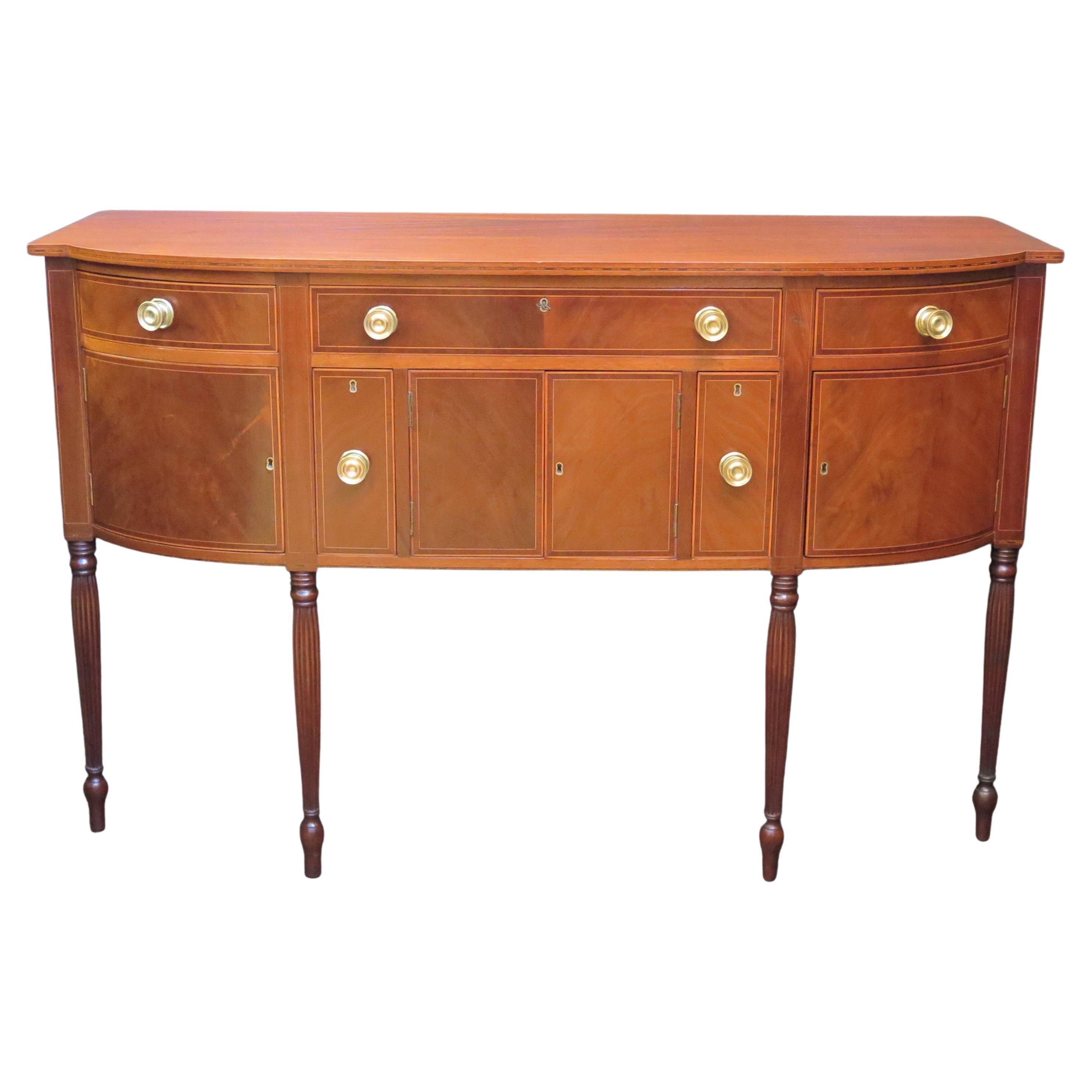 American Federal Mahogany Sideboard  For Sale