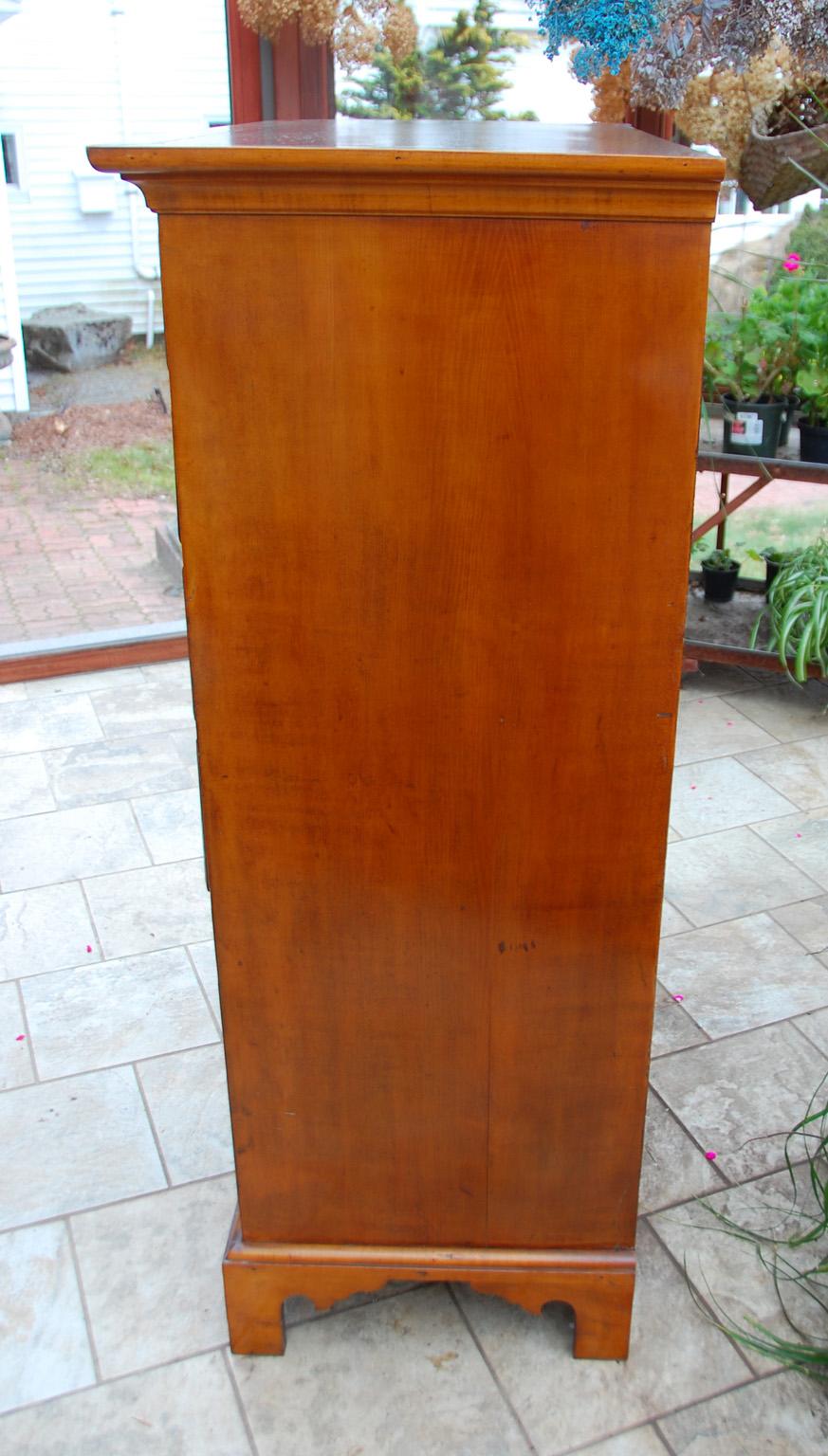 tall maple dresser