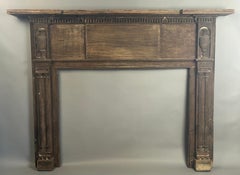 American Federal Period Fireplace Mantel, Early 19th Century