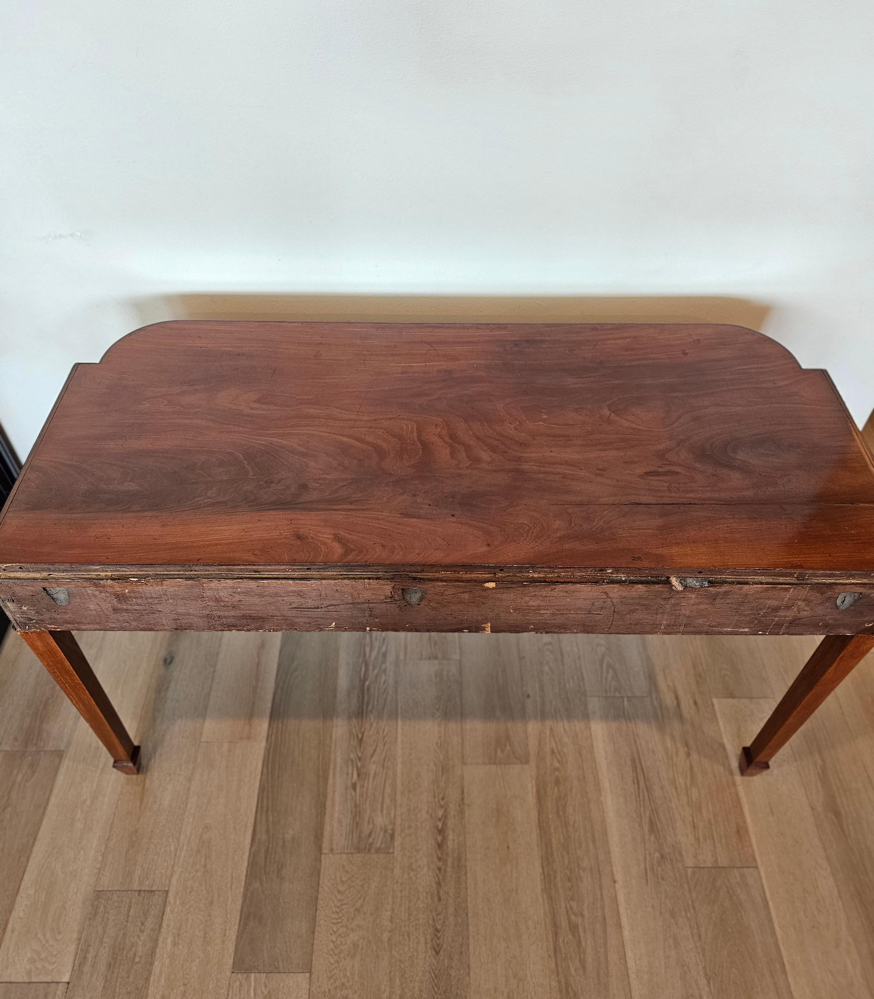 American Federal Period Flame Mahogany Serving Table Early 19th Century  12