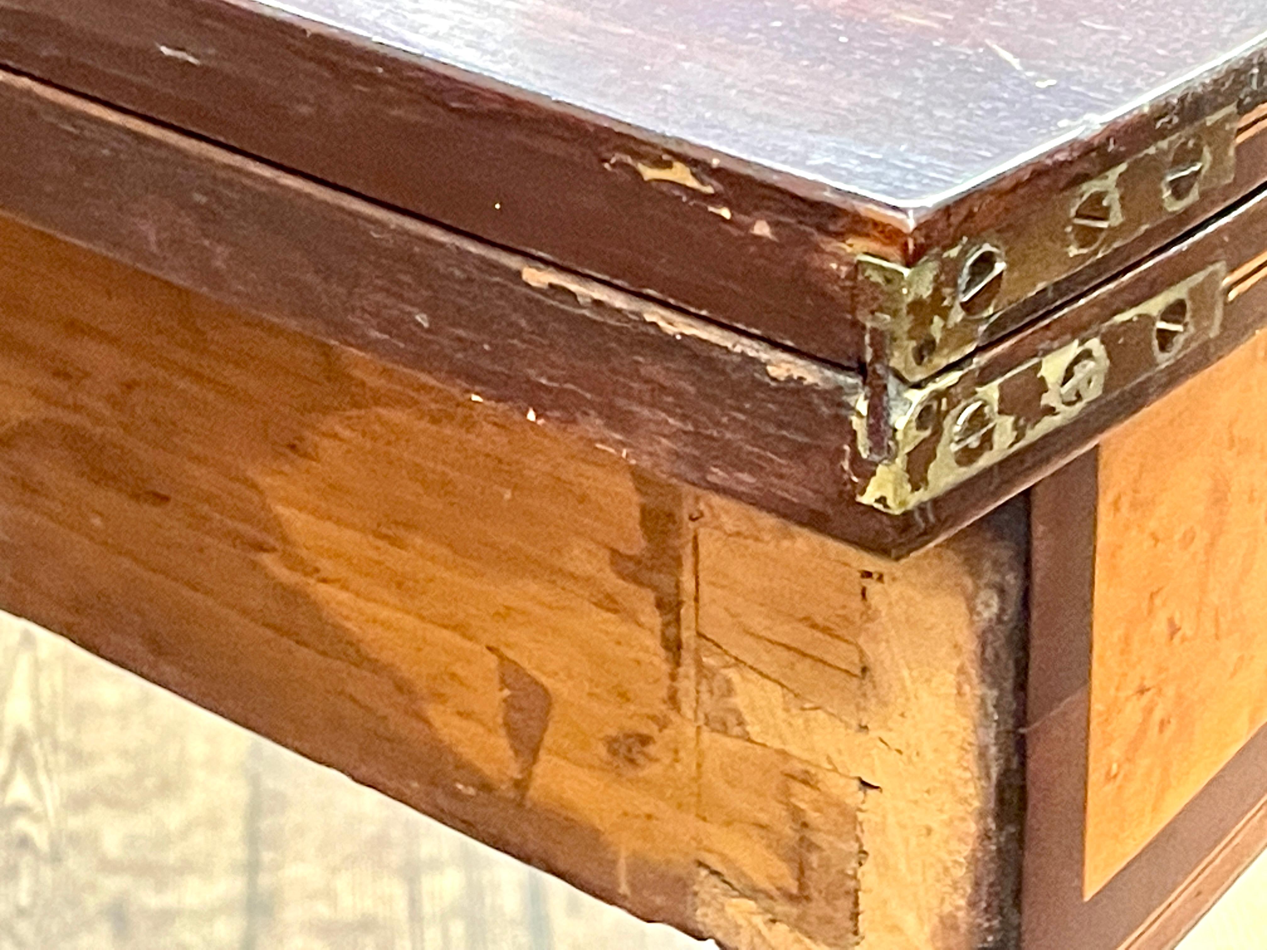 American Federal Period Mahogany Serpentine Sheraton Style Flap-Top Games Table 6