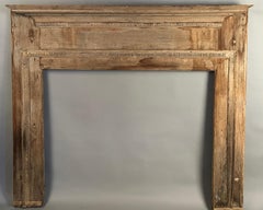 American Federal Period Pine Fireplace Mantel Early 19th Century