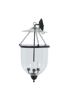 American Federal Style 3 arm Bell Jar Lantern