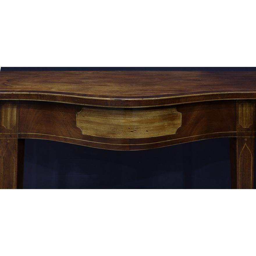 Américain Table de service Burton Ching de style fédéral américain en acajou et citronnier 20e siècle en vente