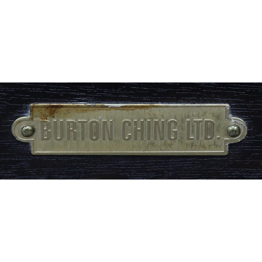Table de service Burton Ching de style fédéral américain en acajou et citronnier 20e siècle Bon état - En vente à Los Angeles, CA