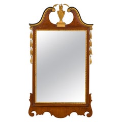 American Federal style Mahogany and Gold Wall Mirror