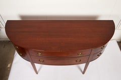 American Federal Style Mahogany Demilune Sideboard