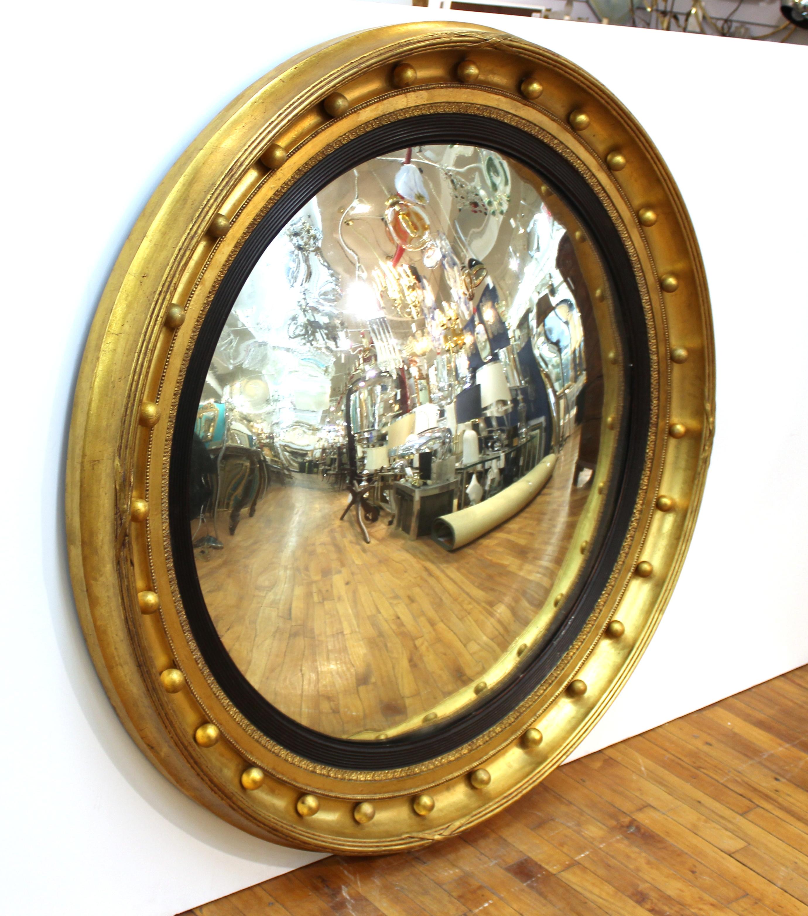 American Federal Style Monumental Convex Wall Mirrors 2