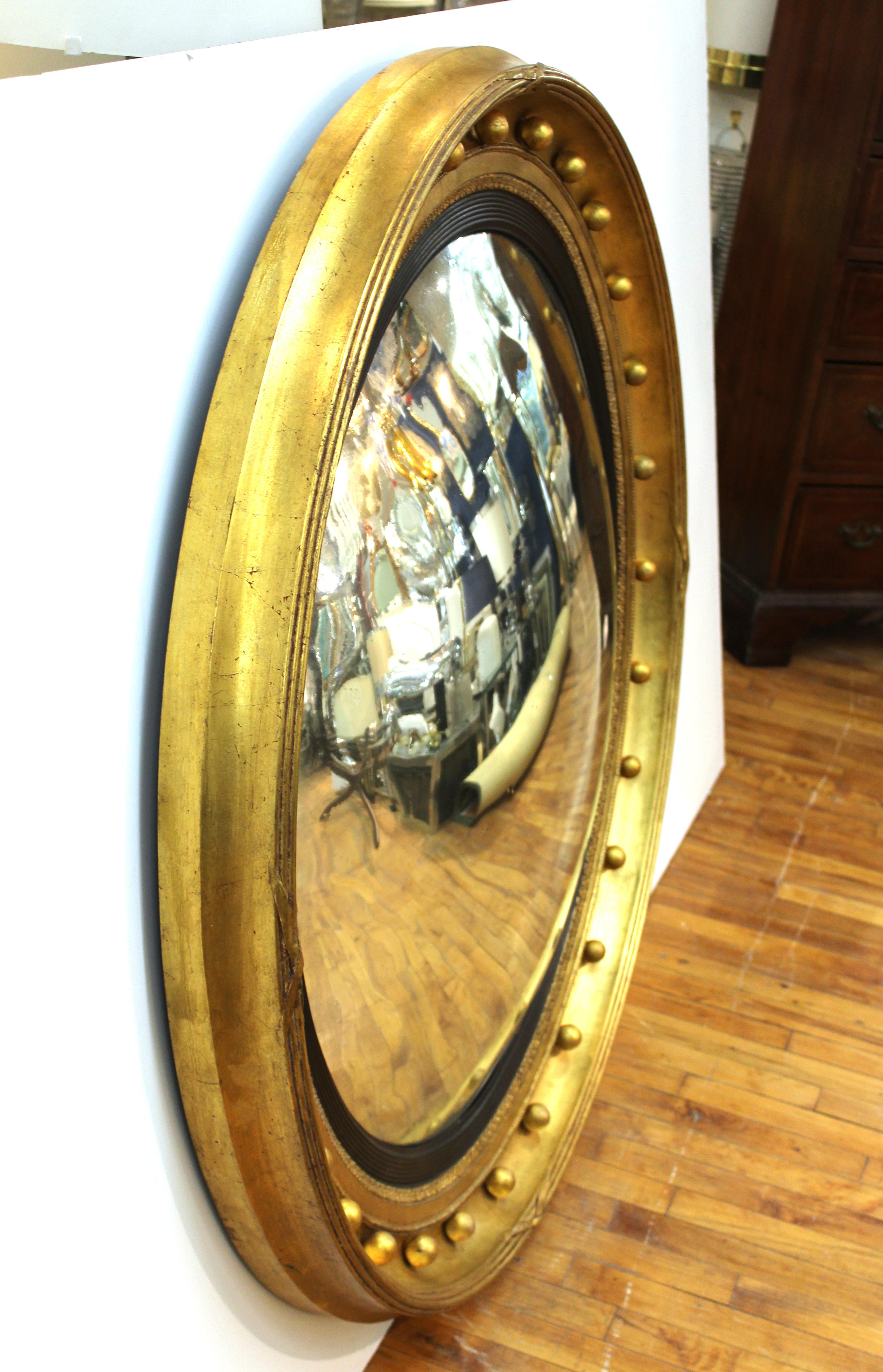 American Federal Style Monumental Convex Wall Mirrors 3