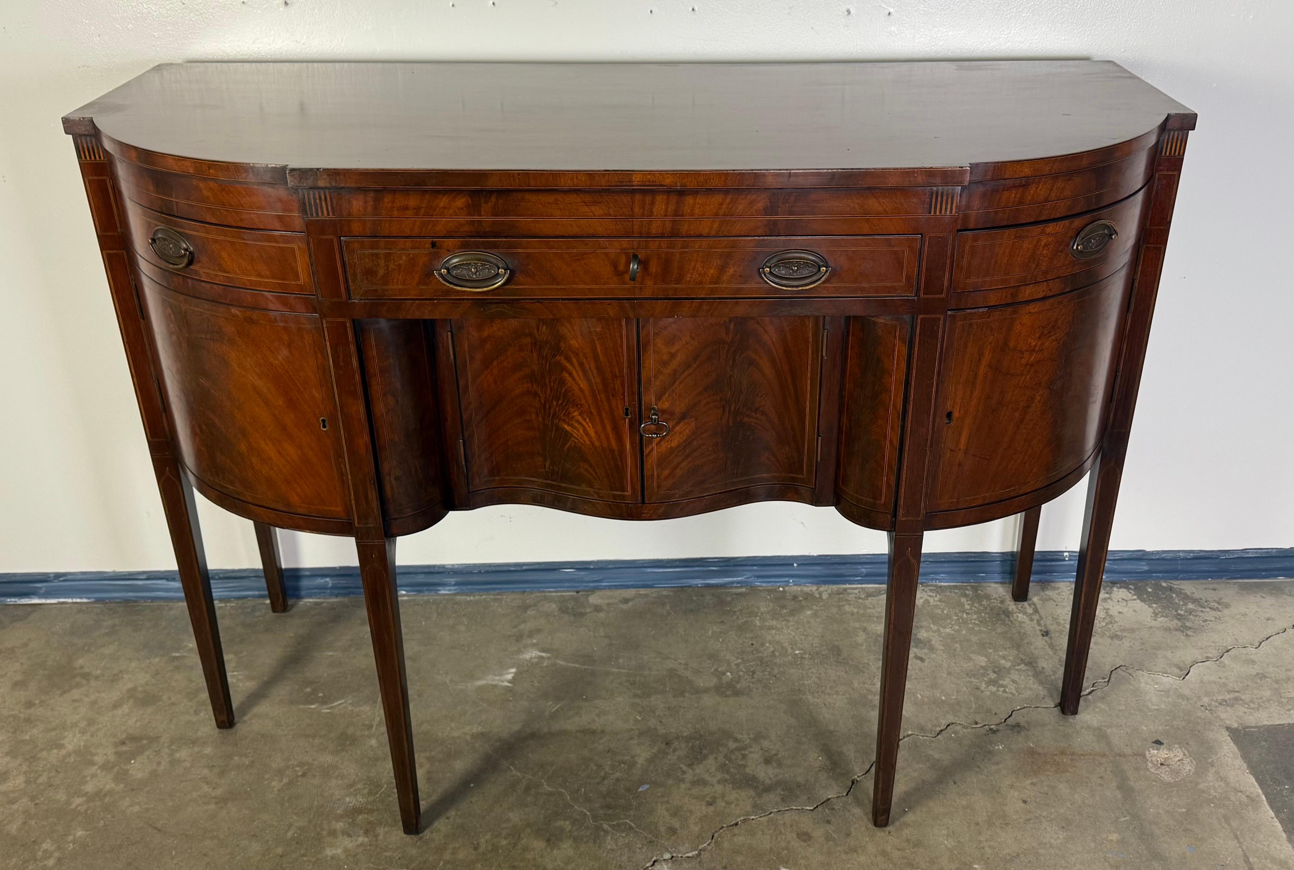 Mid-20th Century American Federal Style Sideboard by Williamsburg Restoration