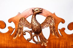 American Federal Style Wall Mirror with Eagle Motif