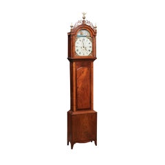 American Federal Tallcase Clock in Mahogany
