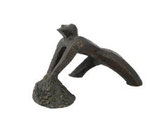 American Figural Man Sculpture After Larry Mohr