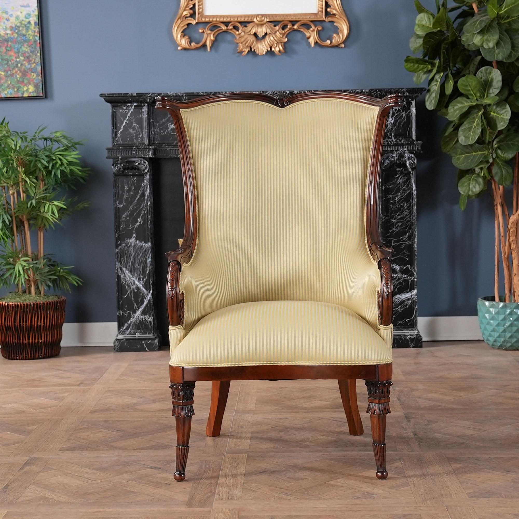Renaissance Fauteuil de cheminée américain en vente