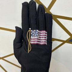 American Flag Brooch