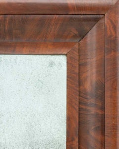 American Flame Mahogany Ogee Mirror