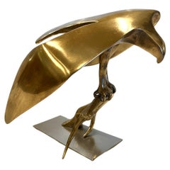 American Flying Eagle Solid Bronze & Stainless Sculpture