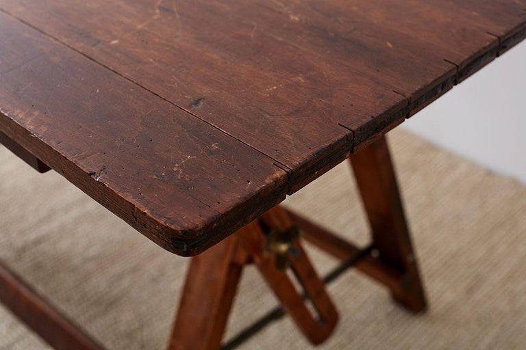 American Folding Drafting Table or Writing Table at 1stDibs
