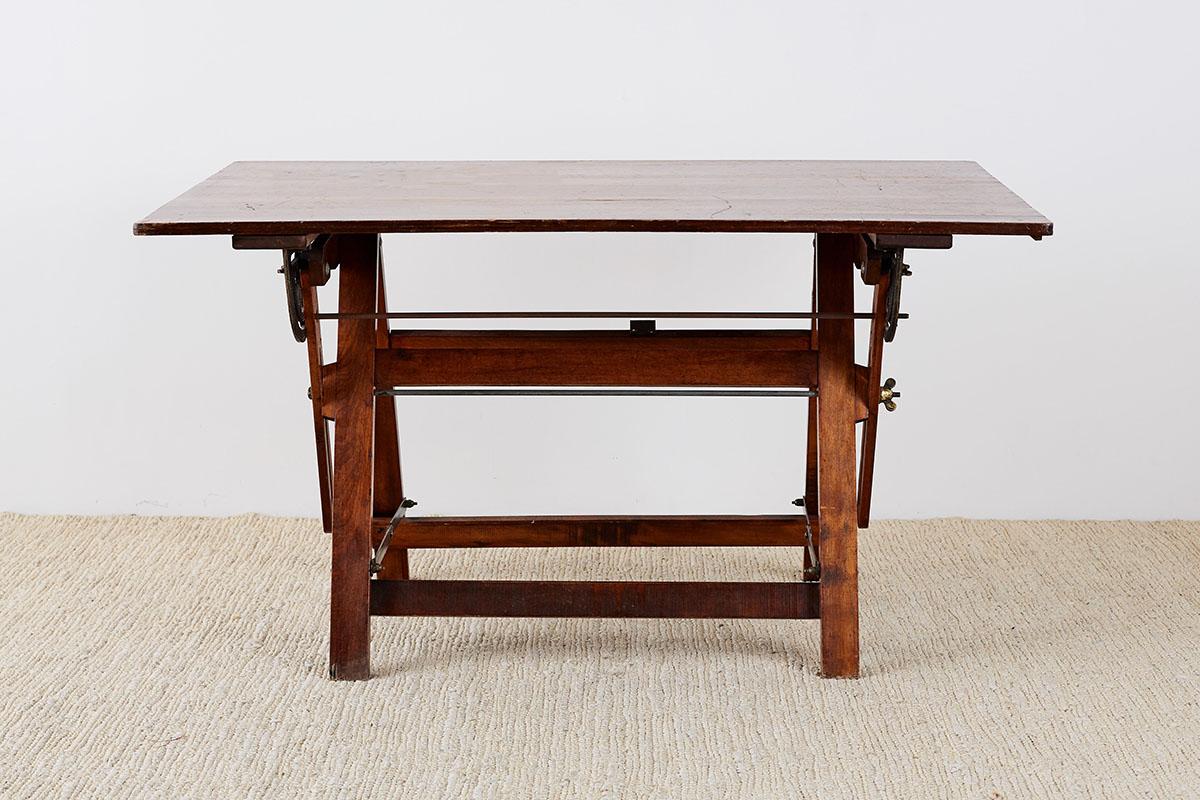 folding drawing table