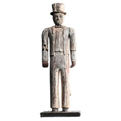 American Folk Art Articulated Uncle Sam Figure