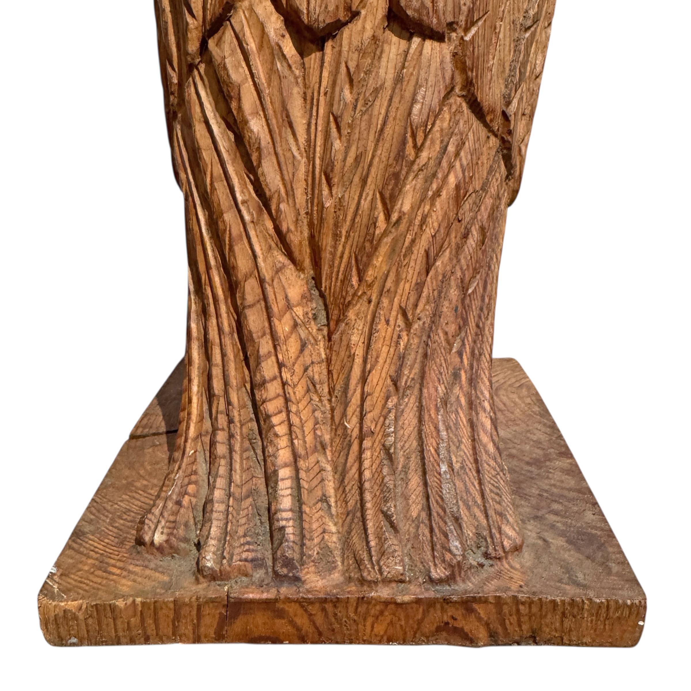 American Folk Art Carved Pine Eagle For Sale 5