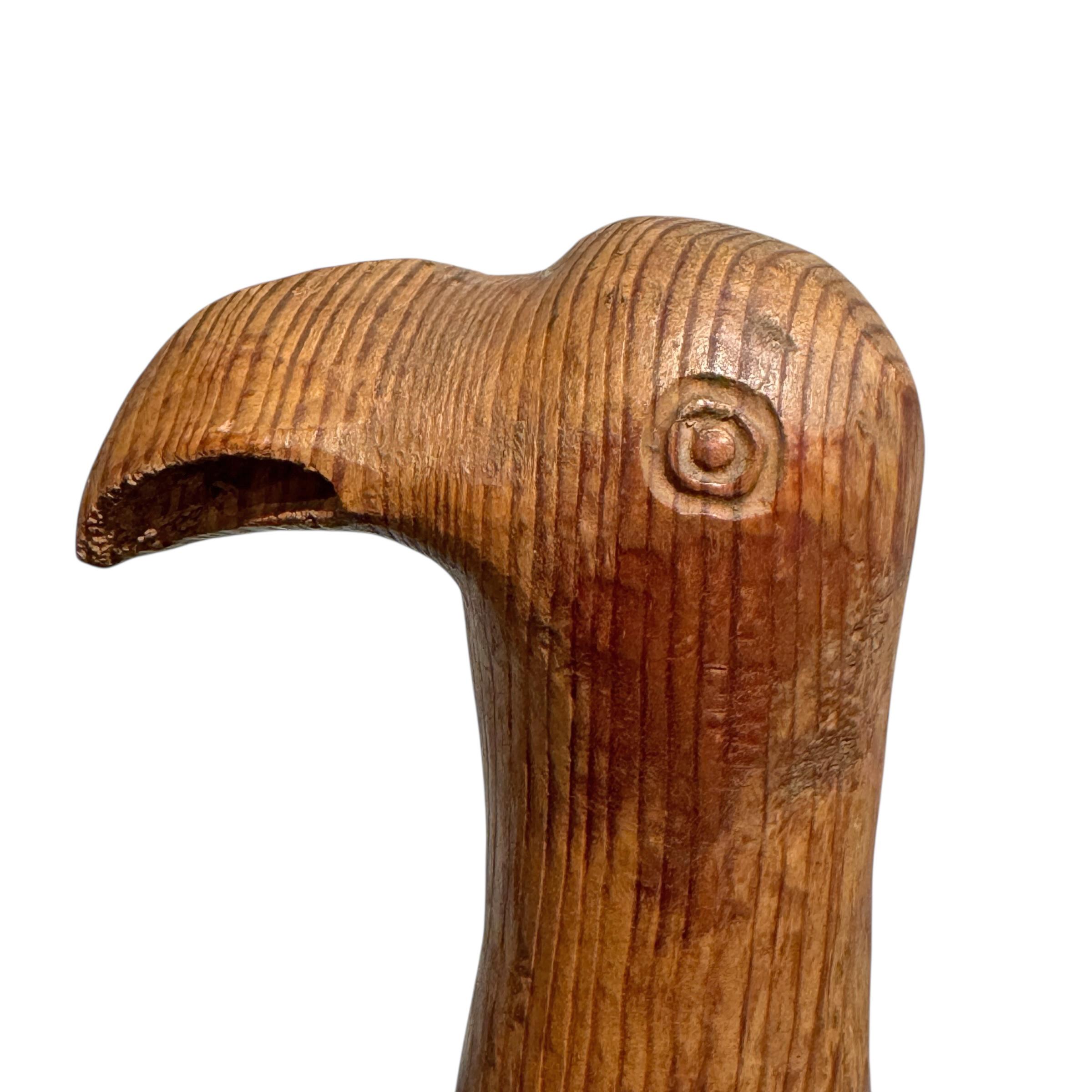 American Folk Art Carved Pine Eagle For Sale 1