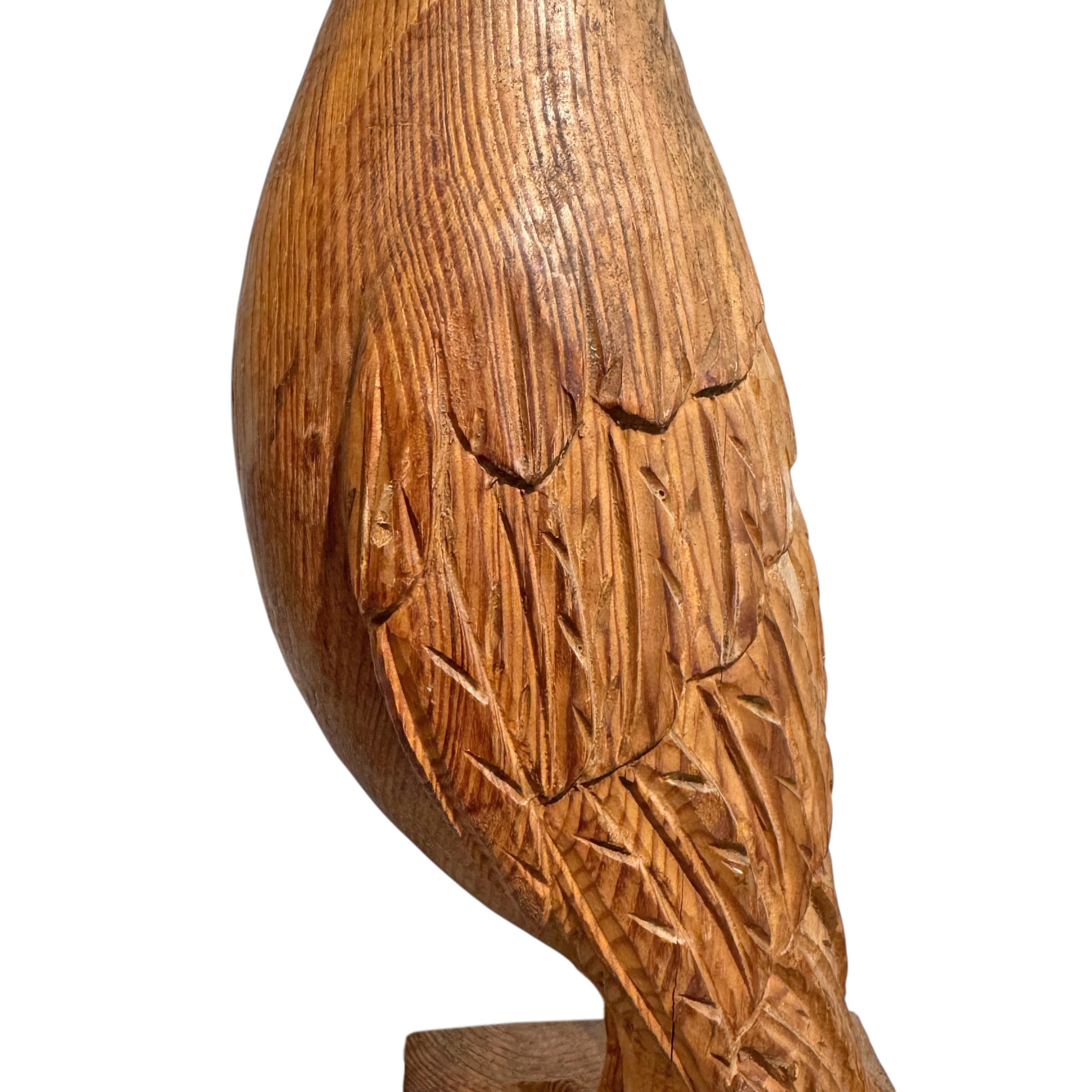 American Folk Art Carved Pine Eagle For Sale 3