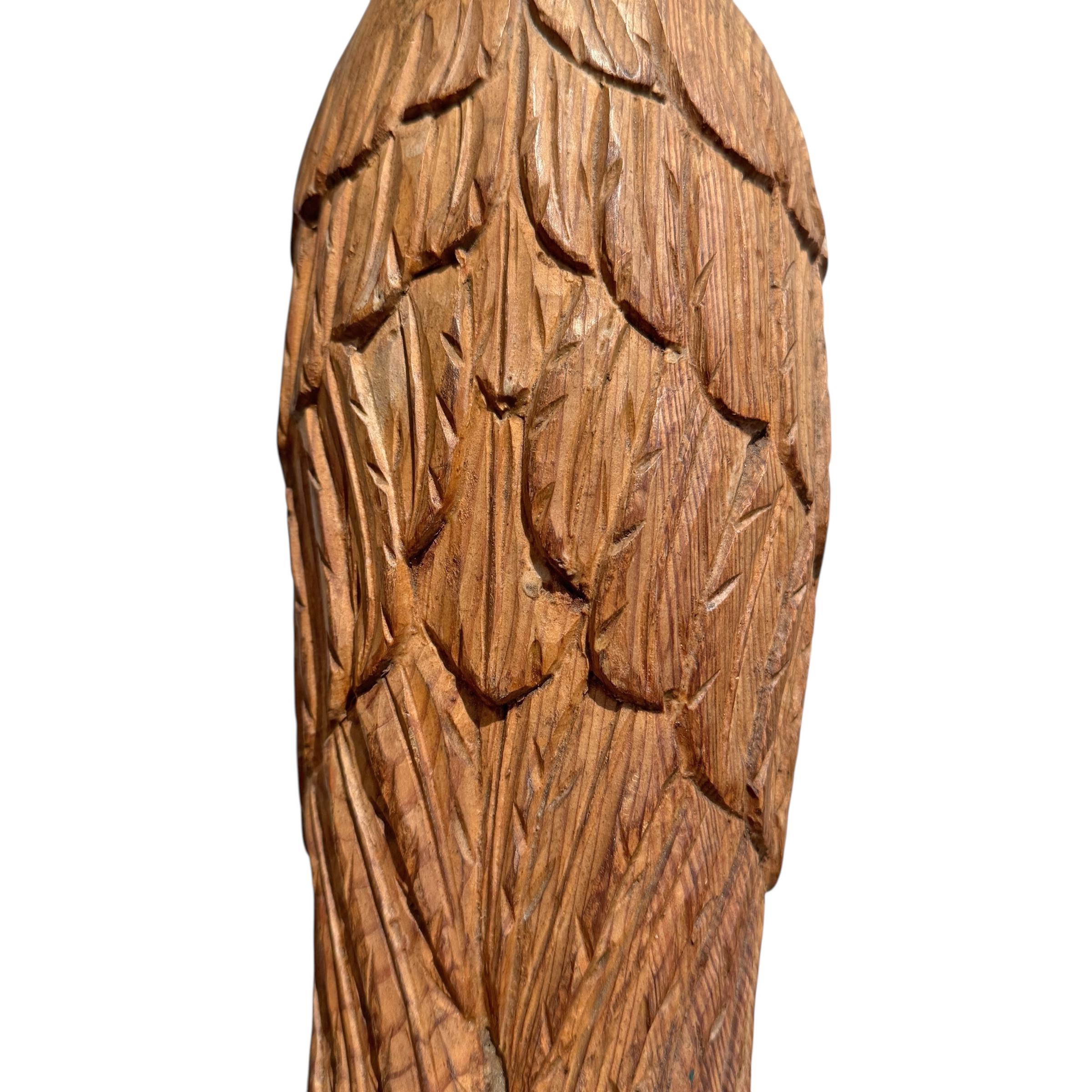 American Folk Art Carved Pine Eagle For Sale 4