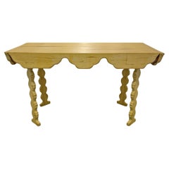 American Folk Art Console Table
