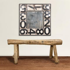 American Folk Art Framed Mirror