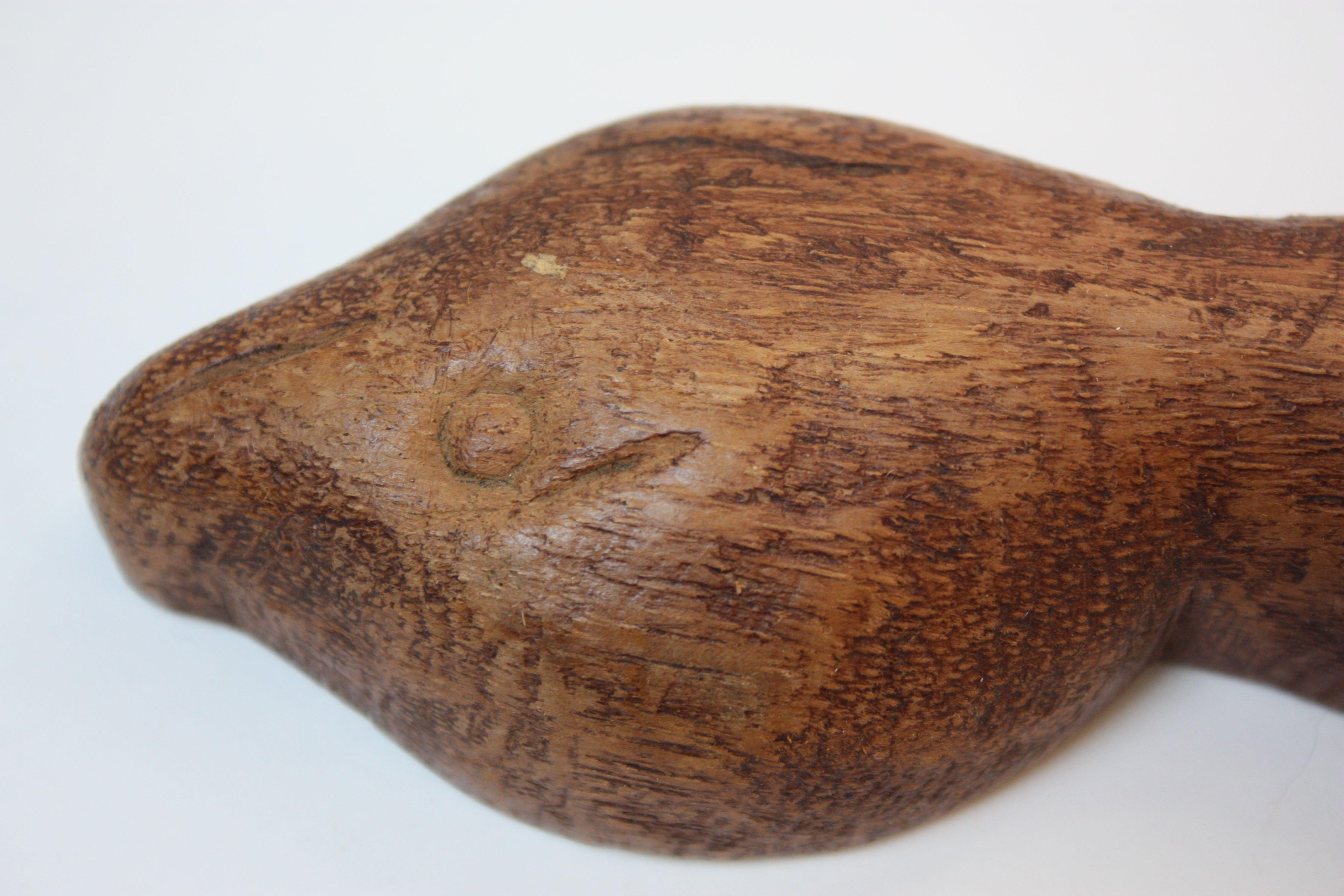 American Folk Art Hand-Carved Wooden Snake 5