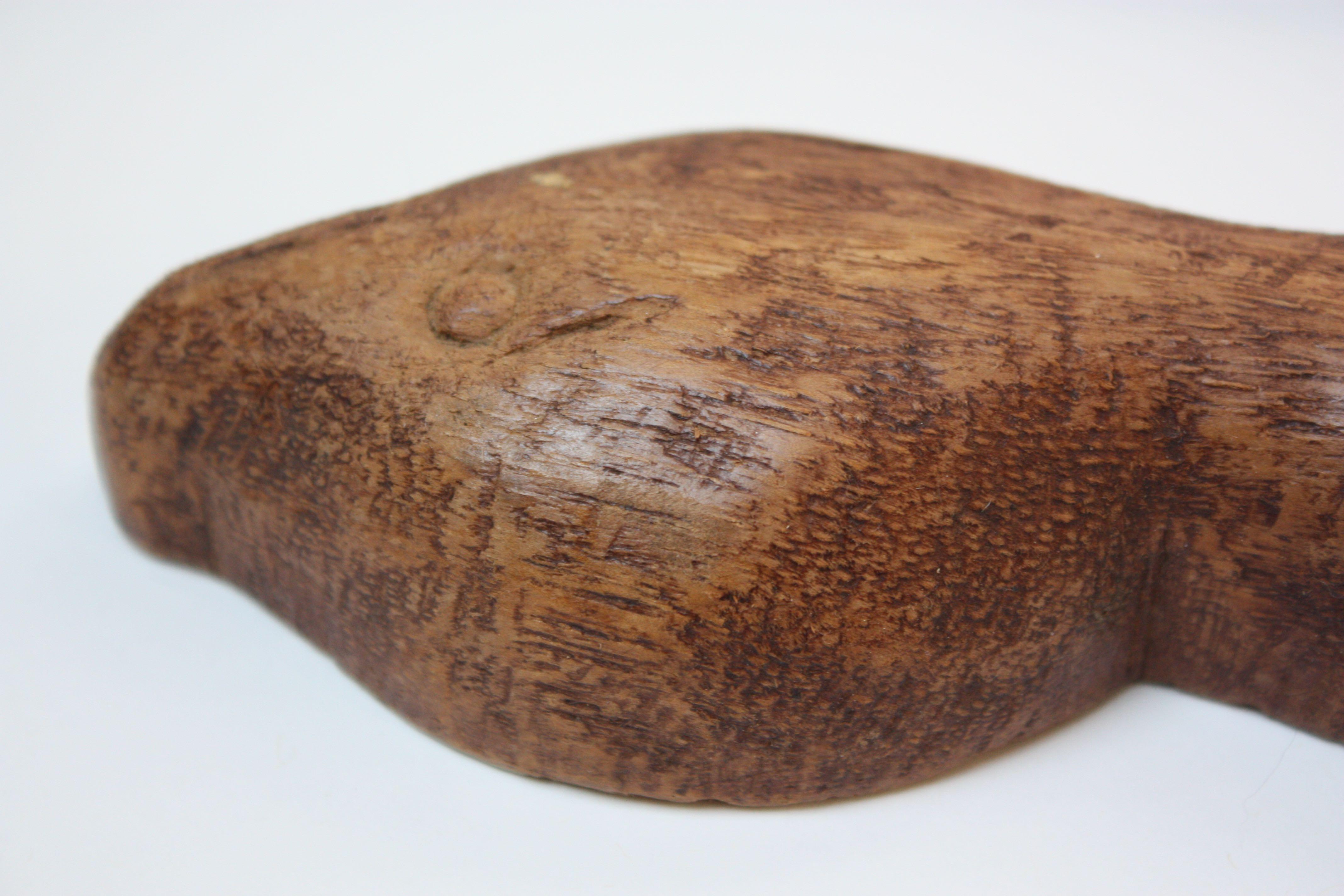 American Folk Art Hand-Carved Wooden Snake 6