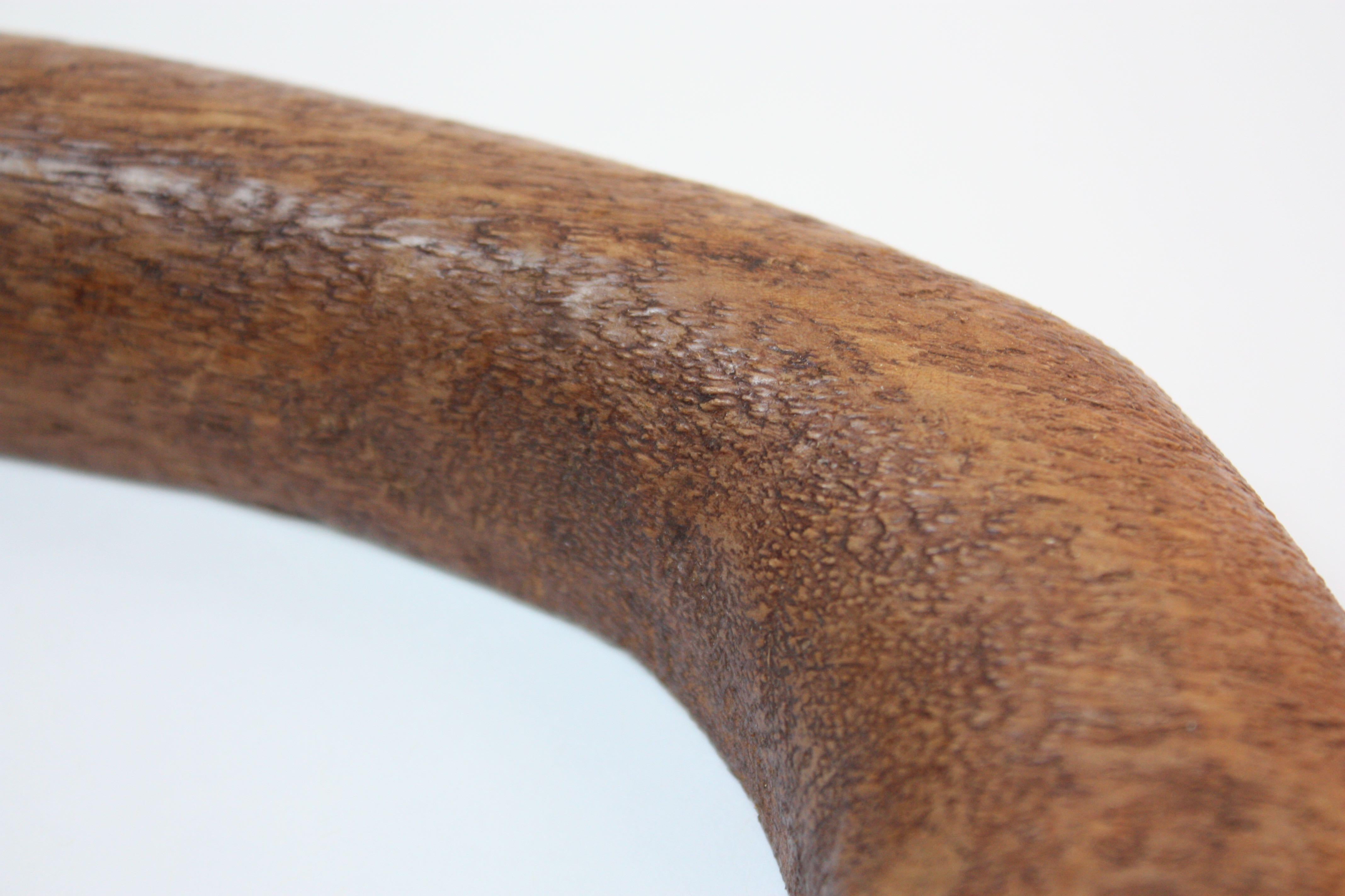 American Folk Art Hand-Carved Wooden Snake 1