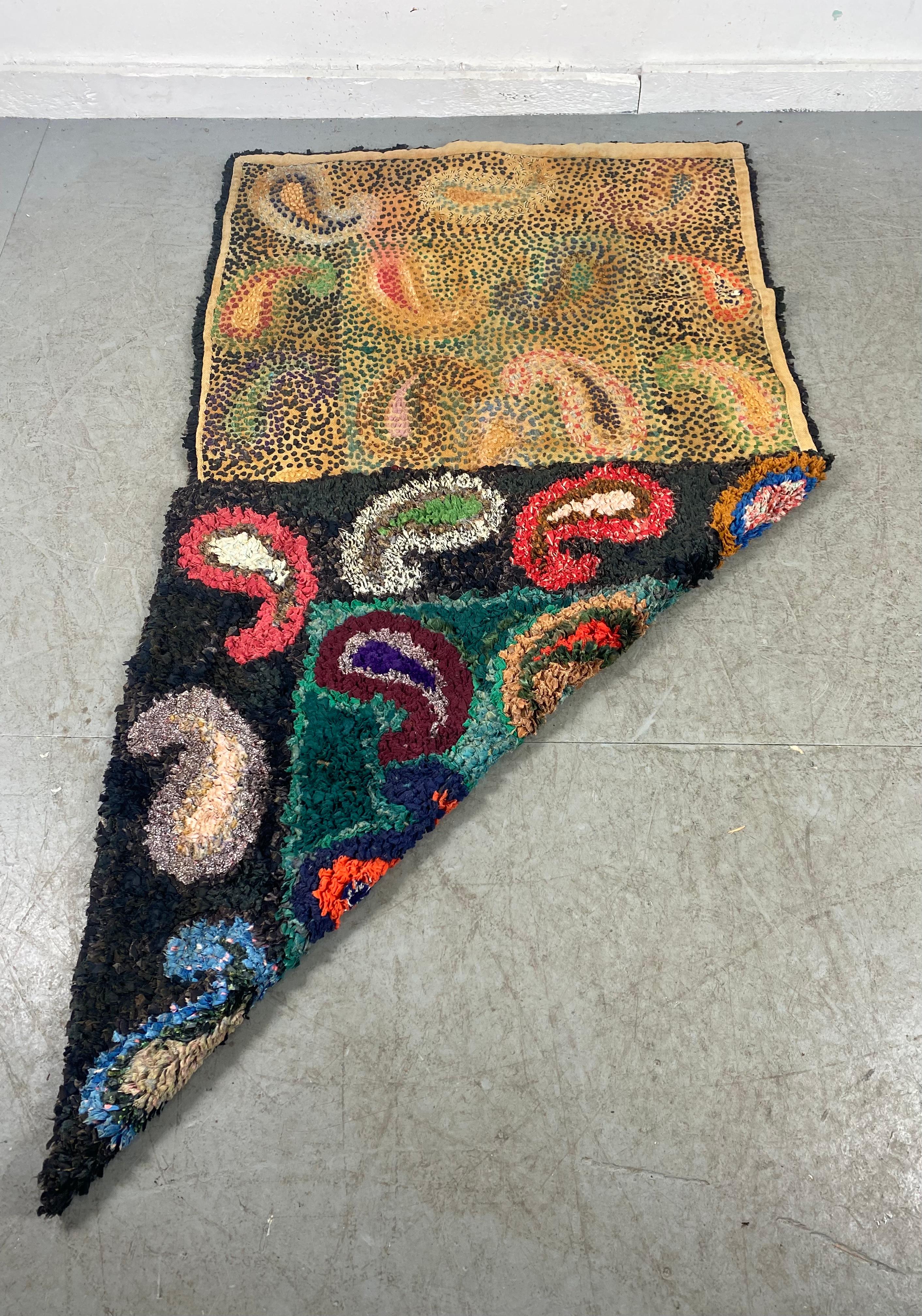 folk art hooked rugs