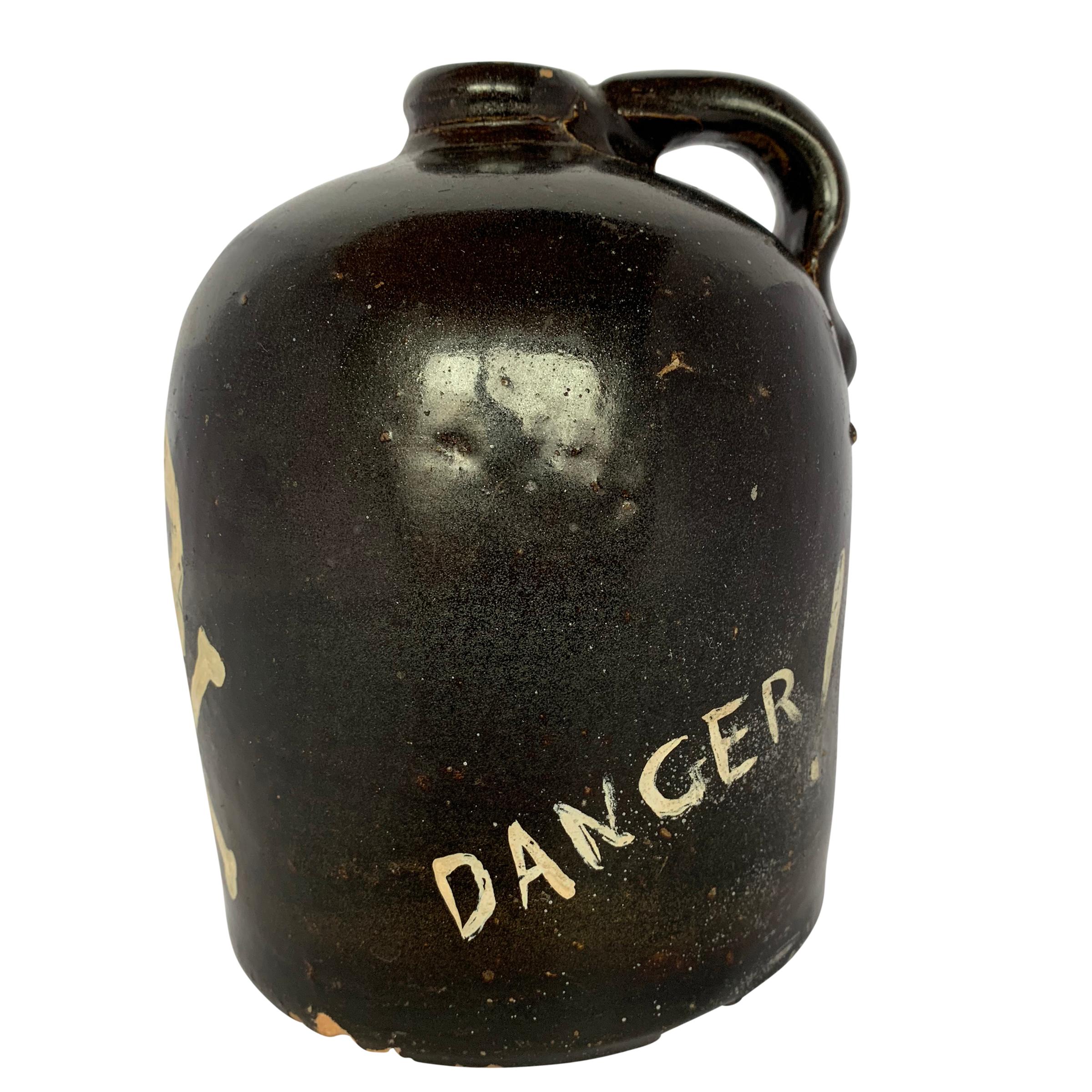 American Folk Art Liquor Jug In Fair Condition In Chicago, IL