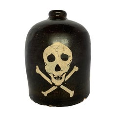 American Folk Art Liquor Jug