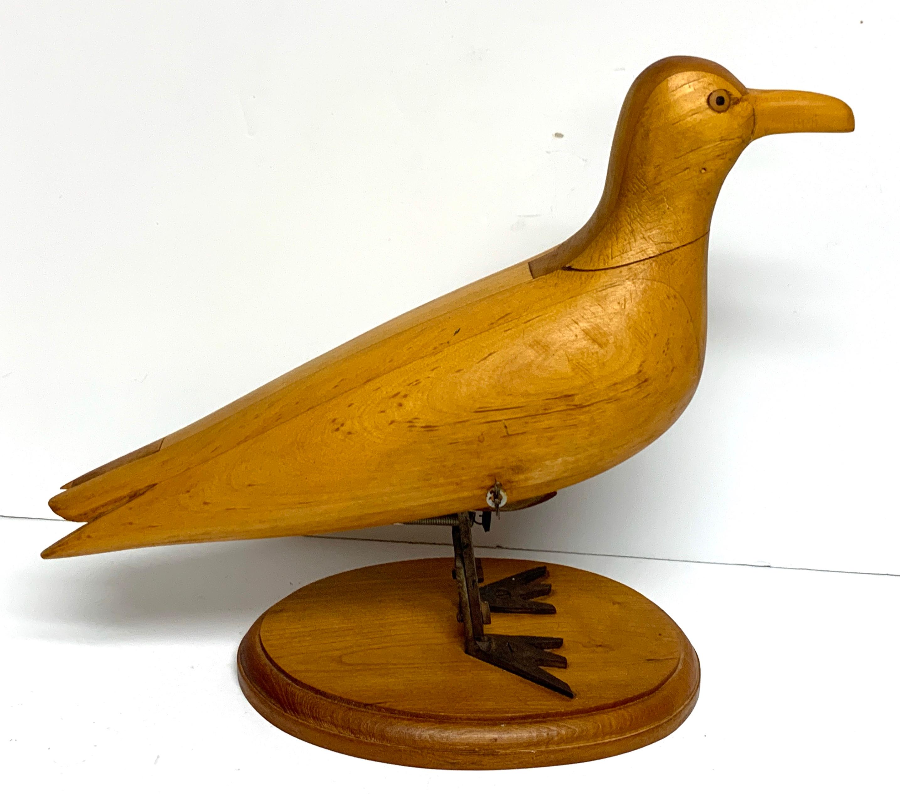 American Folk Art Mechanical Seagull Sculpture 3