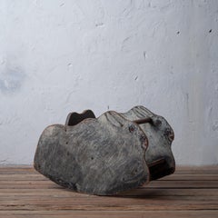 American Folk Art Rocking Bunny, c.1920