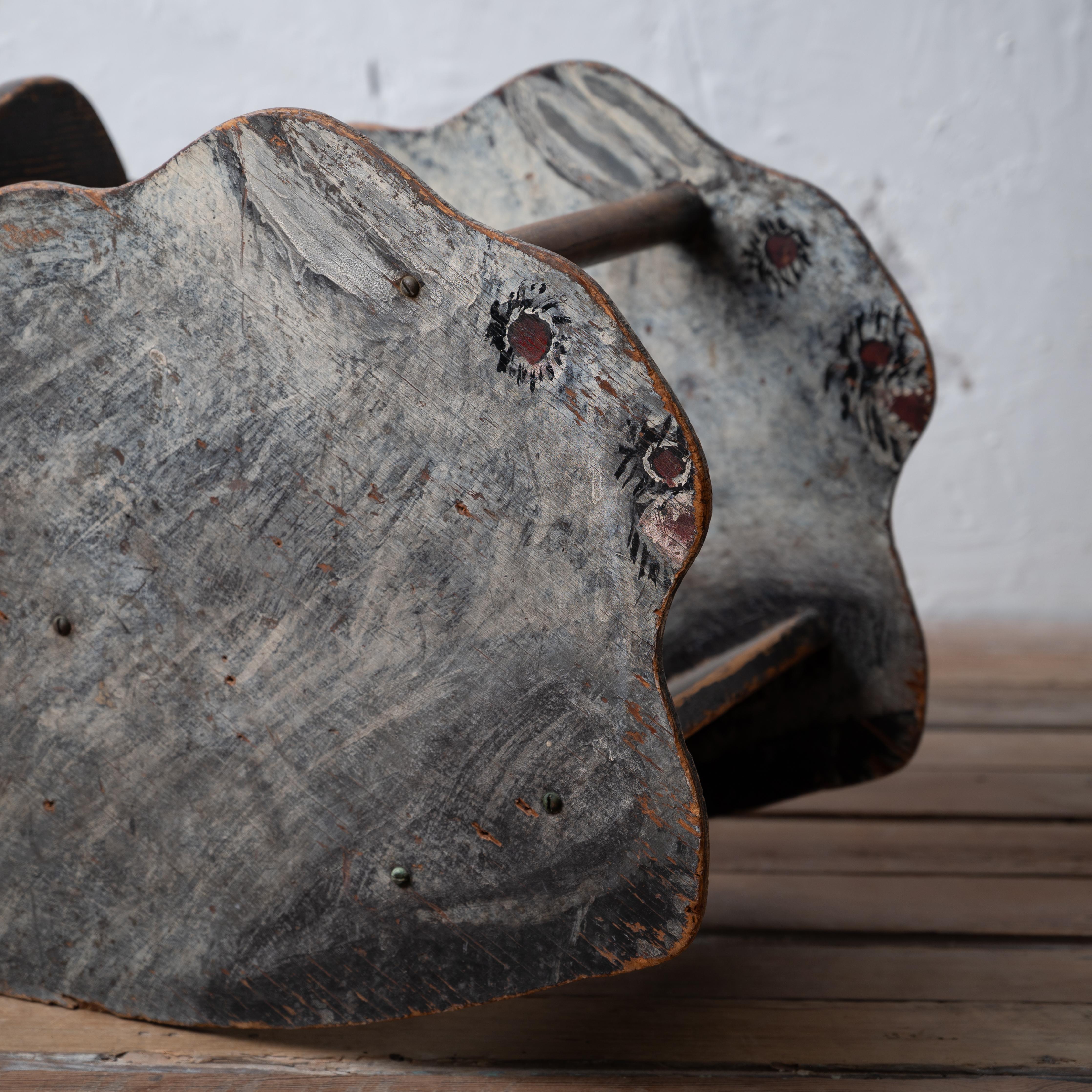 Américain Bunny à bascule d'art populaire américain, vers 1920 en vente