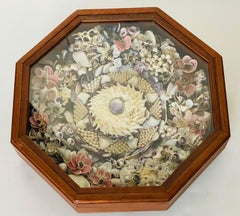 American Folk Art Sea Shell Sailors Valentines