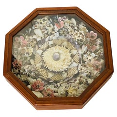 American Folk Art Sea Shell Sailors Valentines