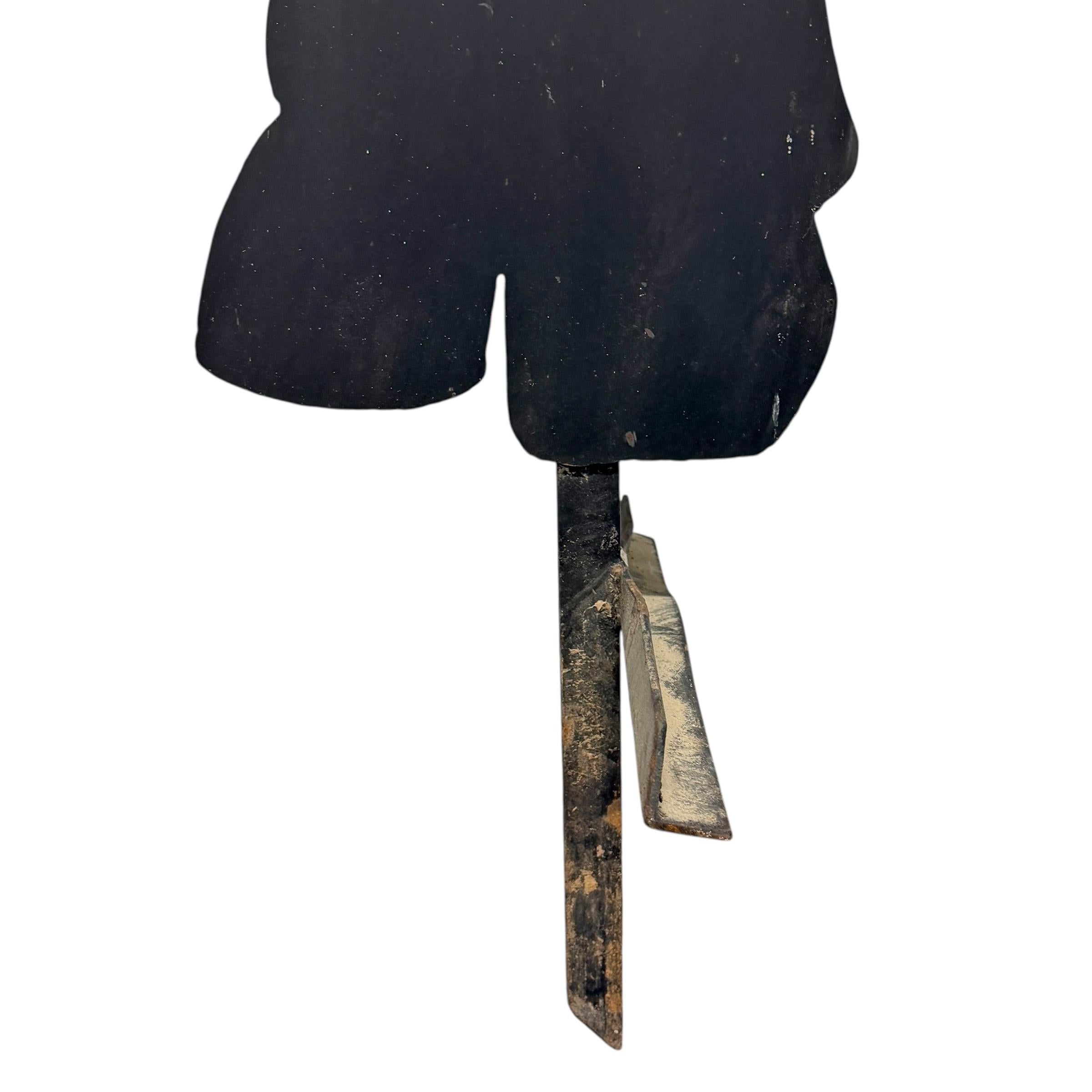 Art populaire américain Cheval de trait en acier découpé pour le jardin en vente 3