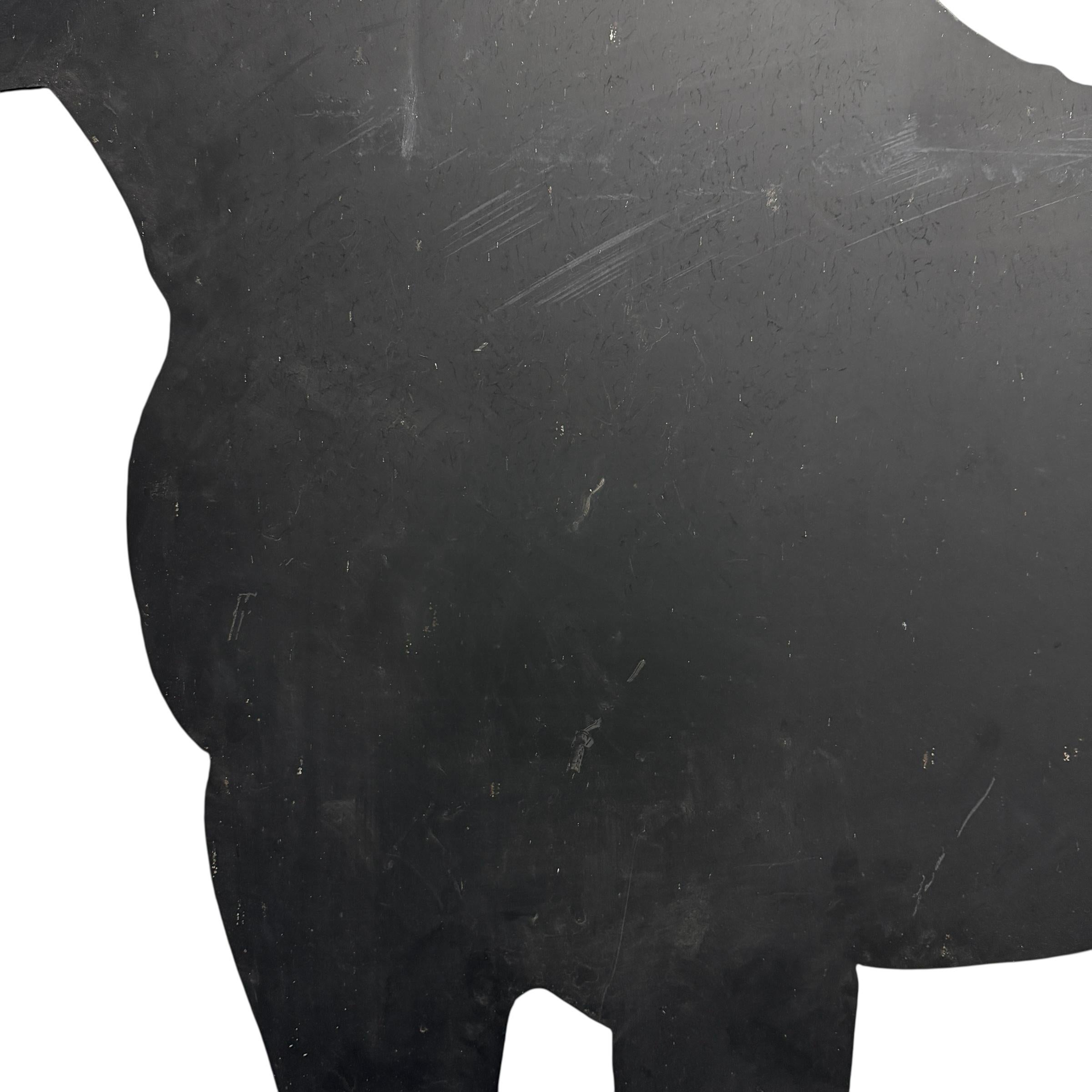 Acier Art populaire américain Cheval de trait en acier découpé pour le jardin en vente