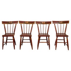 American Folk Art Style Chairs, 4