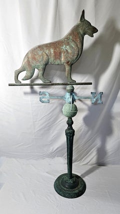 American Full Bodied German Shepherd Directional Weathervane